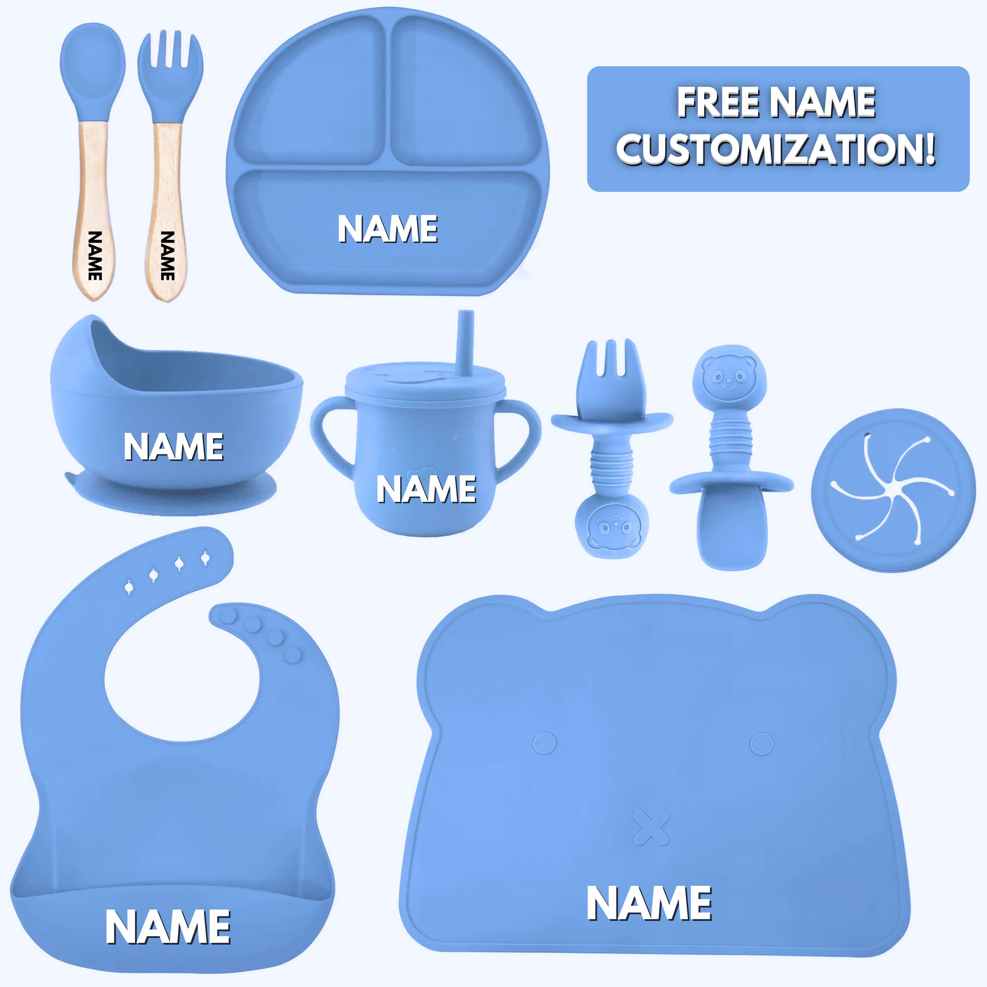 Customizable Silicone Weaning Set